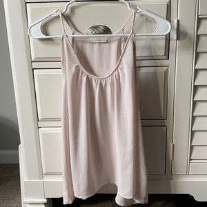 Lush blush pink flowy tank top